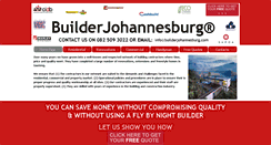 Desktop Screenshot of builderjohannesburg.com